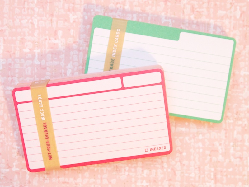 Knock Knock Index Cards
