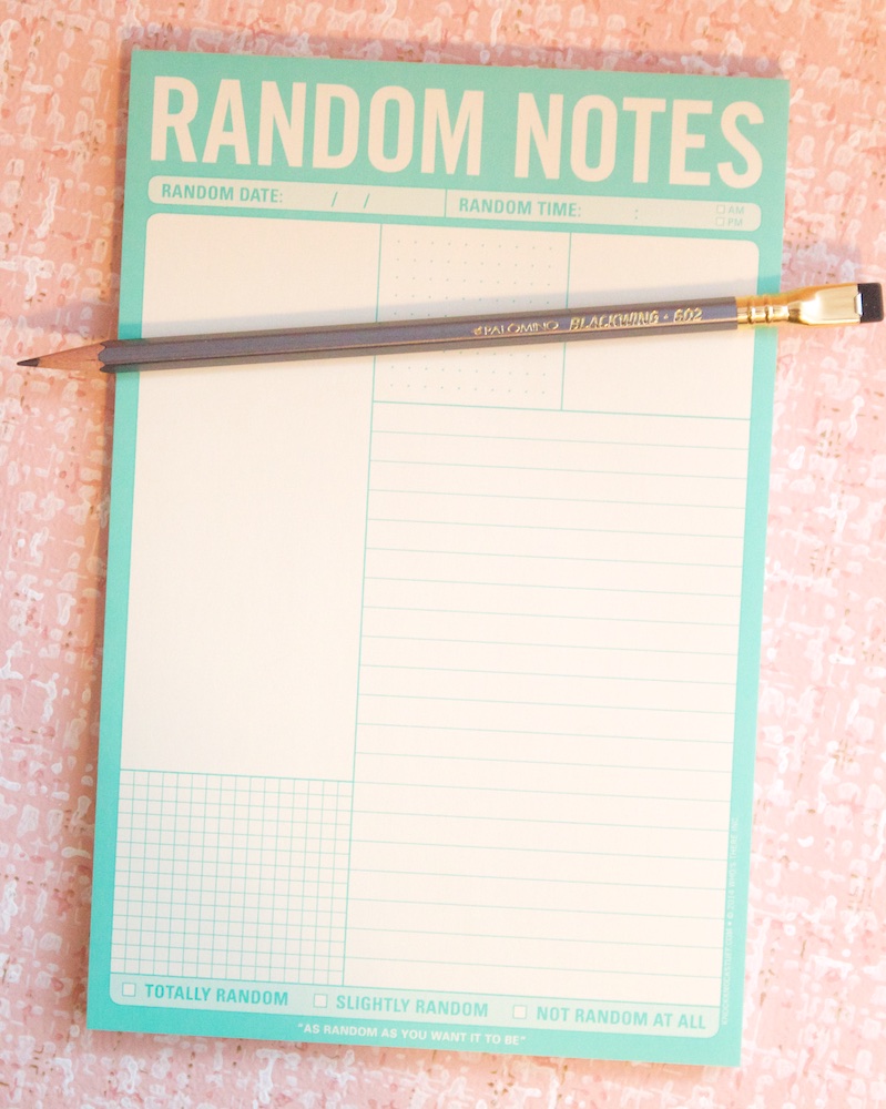 Knock Knock Random Notes Pad