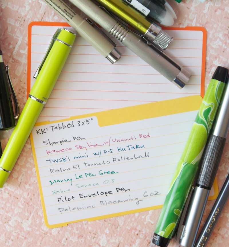 Knock Knock Index Cards Writing Samples