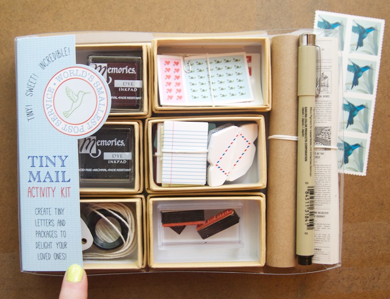World's Smallest Post Service Tiny Mail Activity Kit The Well