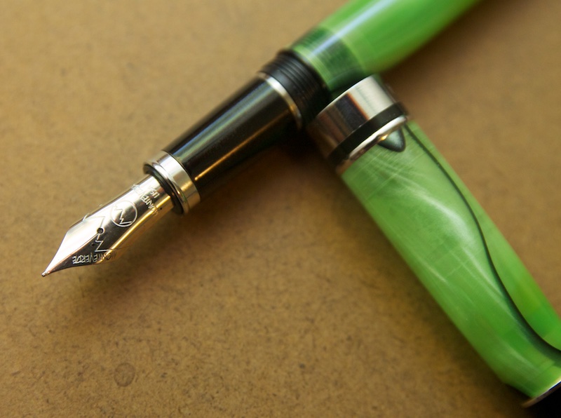 Review: Monteverde Prima F Fountain Pen in Green Swirl – The Well