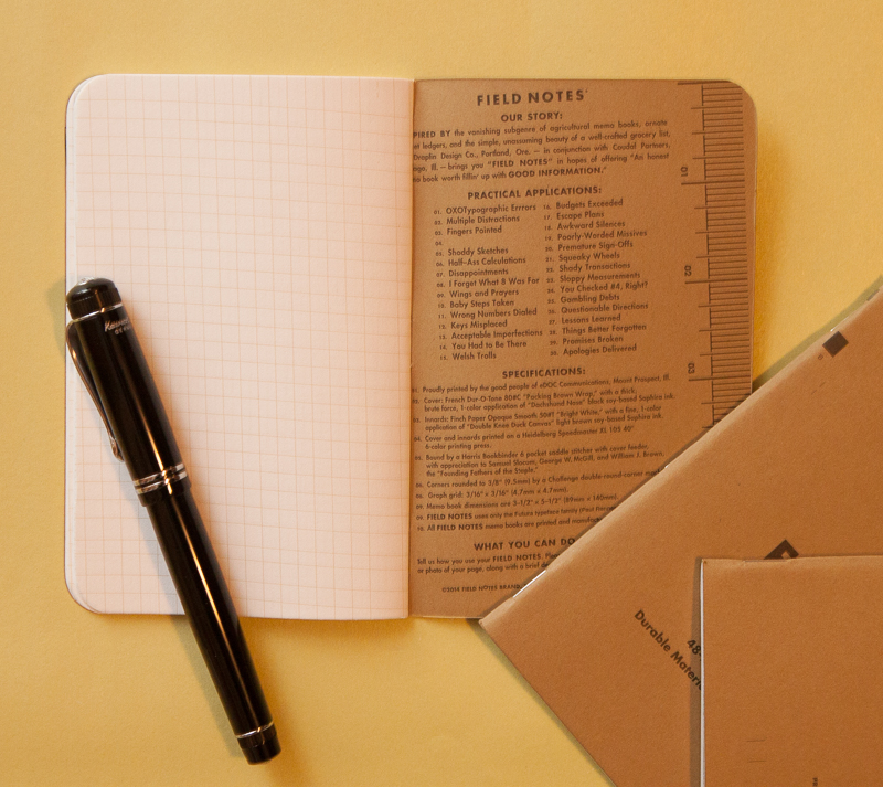 Field Notes XOXO 2014 "Glitch" Edition The WellAppointed Desk