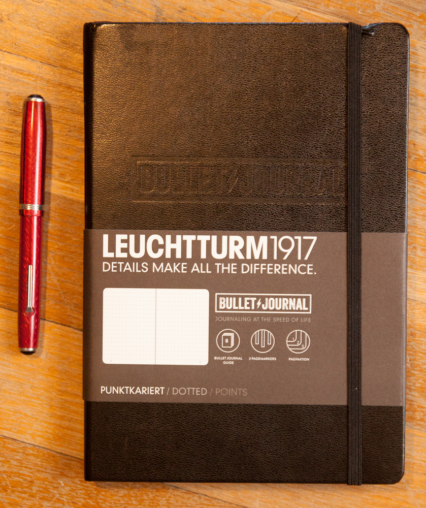 Pilot Bullet Journal Pen and Leuchturm1917 Notebook Starter Set in Emerald  - Medium Point
