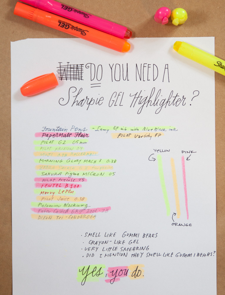 Gel Stationery Highlighter, Highlighter Gel Markers