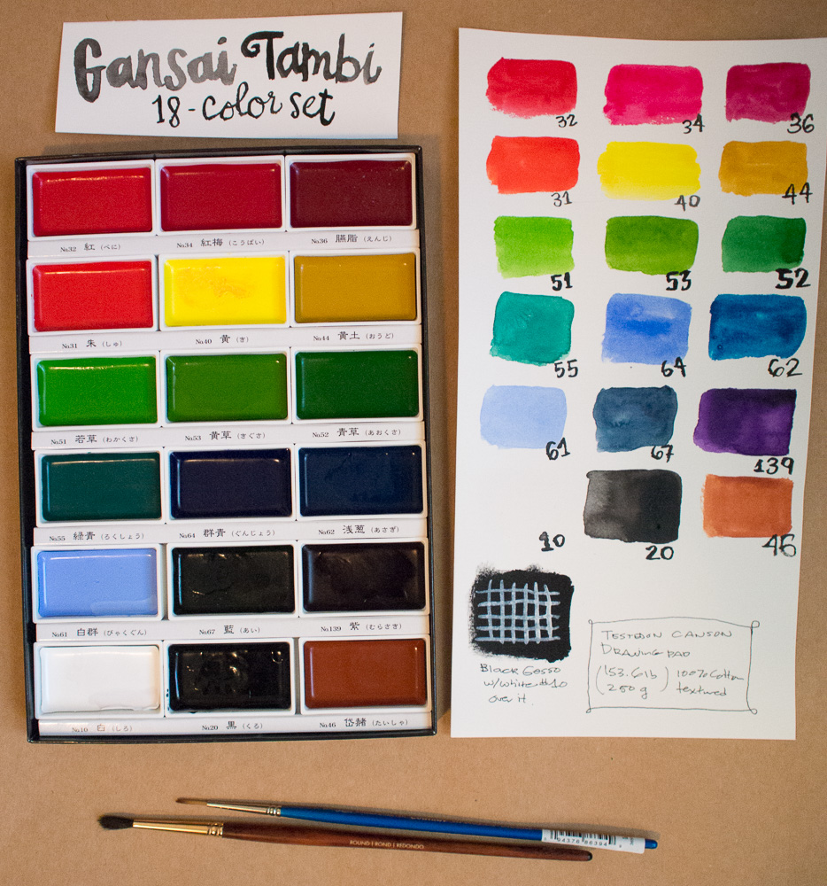 Kuretake Gansai Tambi Watercolor Palette - The Well-Appointed Desk
