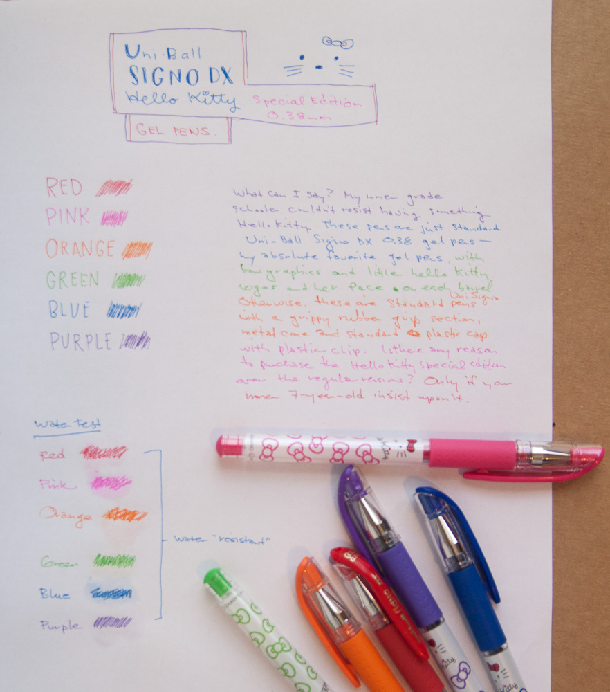 Signo Dx, Gel Pens