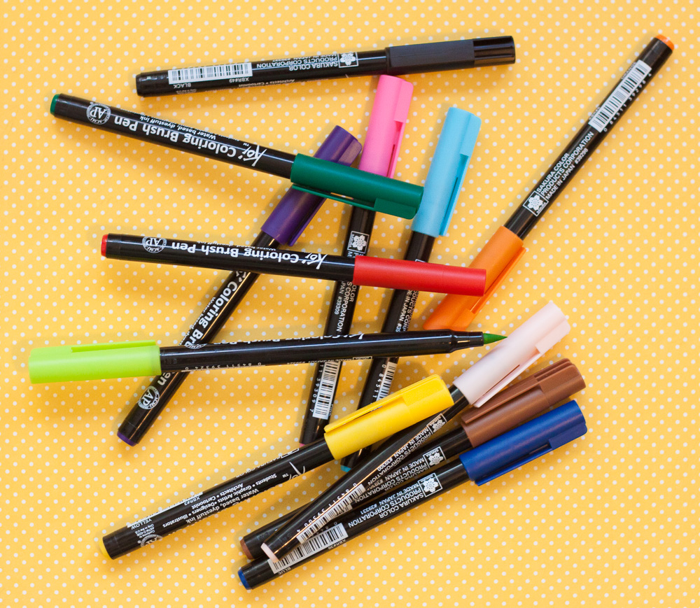 Brush Tip Markers: Paint Brush Pens & Brush Tipped Pen sets