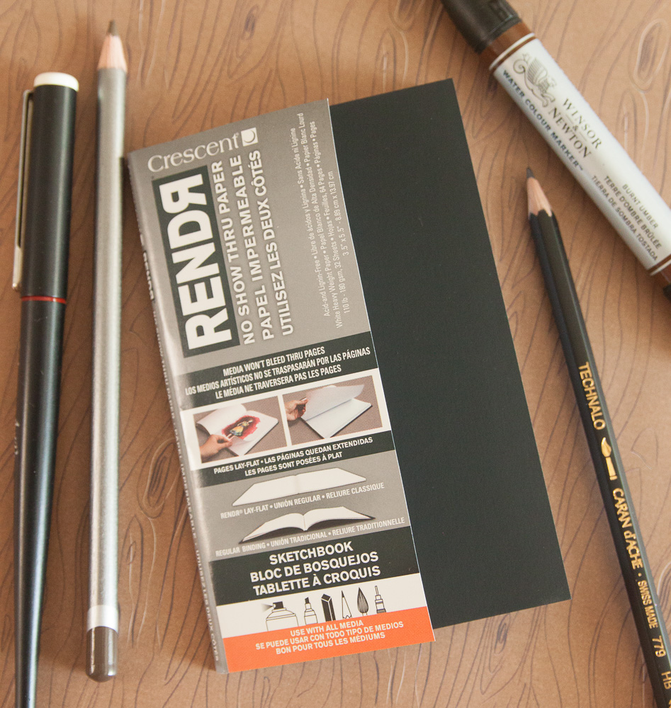 Review: Crescent Rendr No Show Thru Sketchbook - The Well-Appointed Desk
