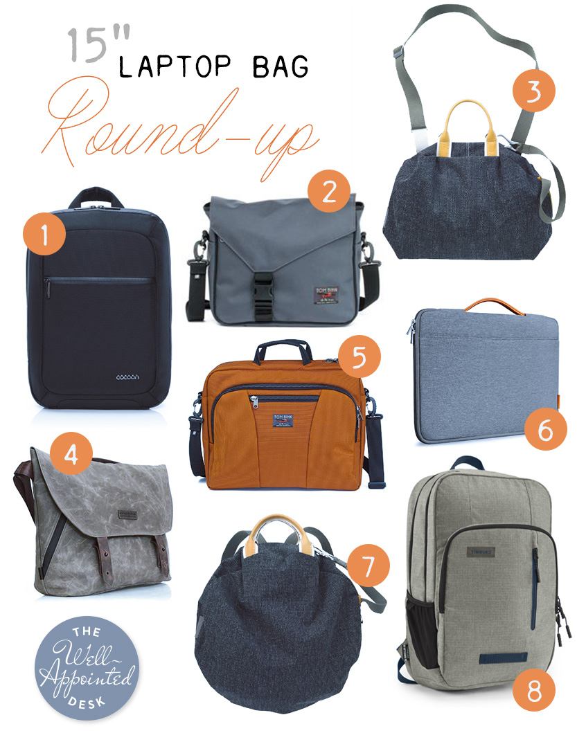 Laptop Bag Roundup 15" Edition The WellAppointed Desk