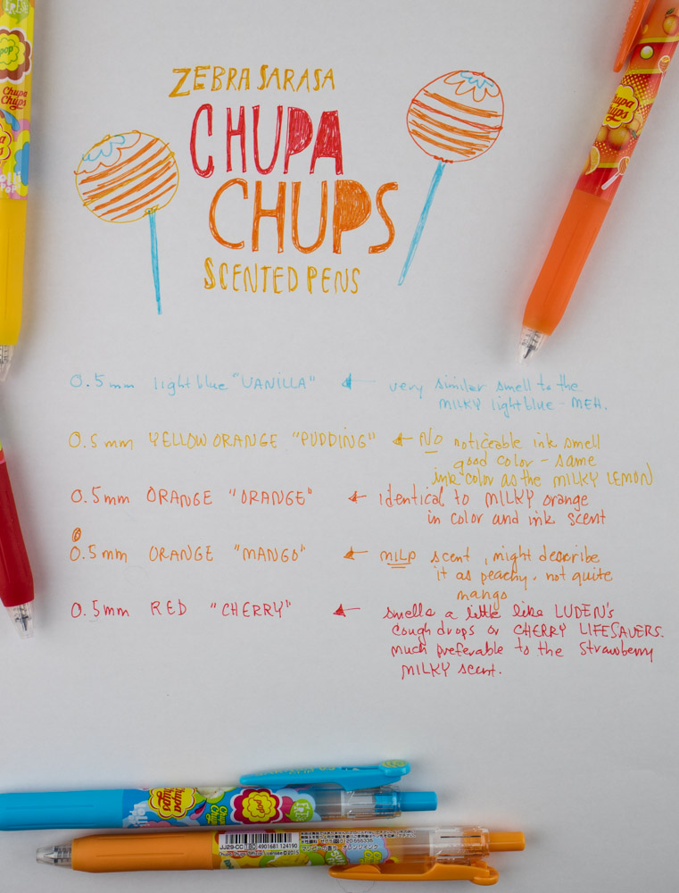 Smelly Pens - Zebra Sarasa Chupa Chups Edition - Bleistift