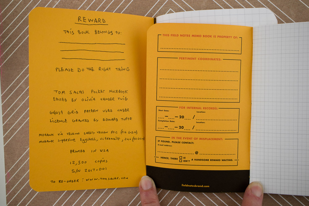 Review Field Notes Utility Graph & Tom Sachs Notebook The Well