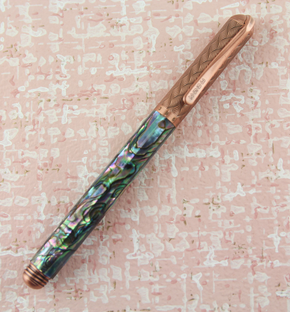 The Well-Appointed Desk — Fountain Pen Review: 3952 Abalone Shell Fountain...