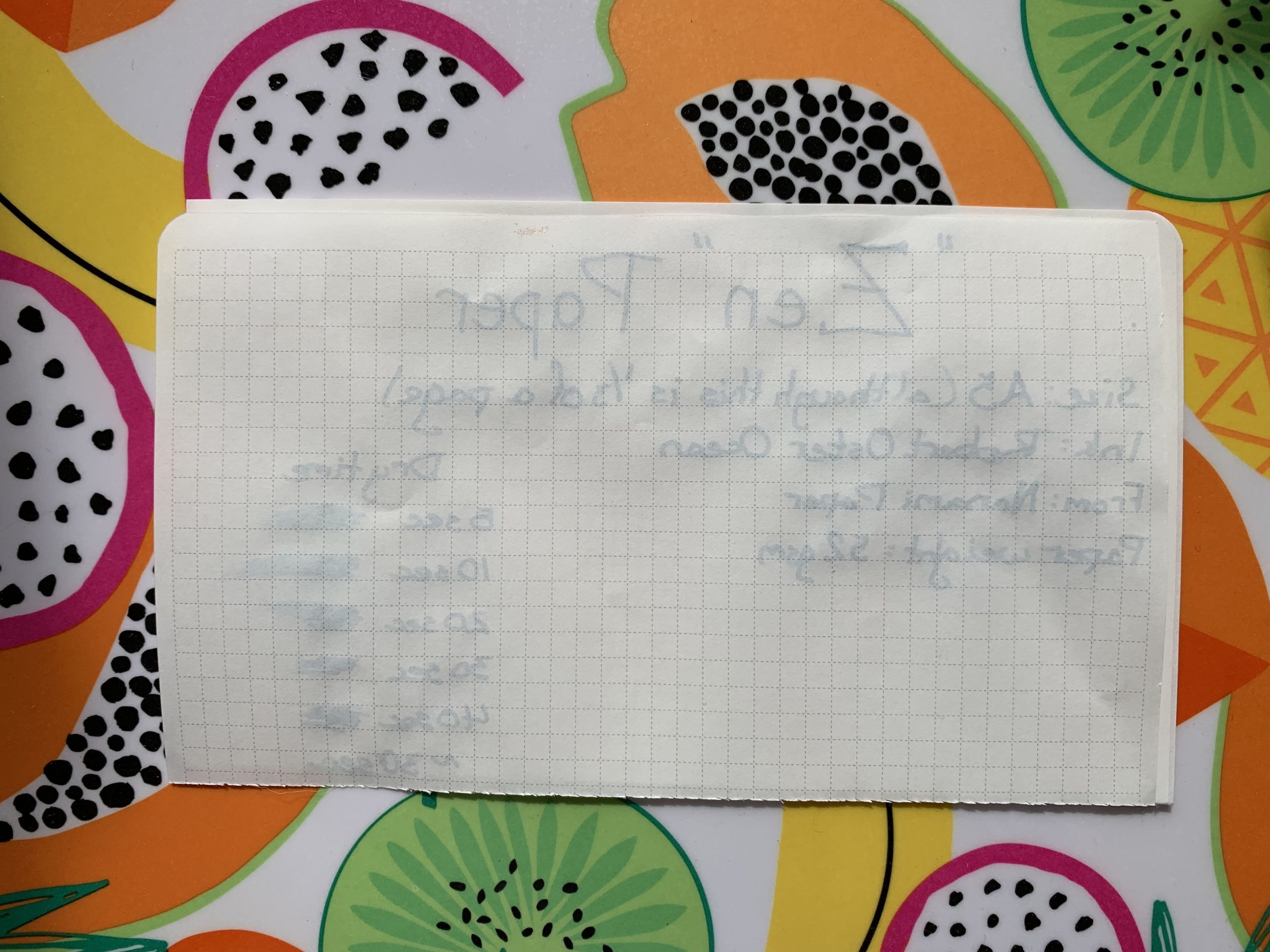 Paper Review Nanami Zen Paper The WellAppointed Desk