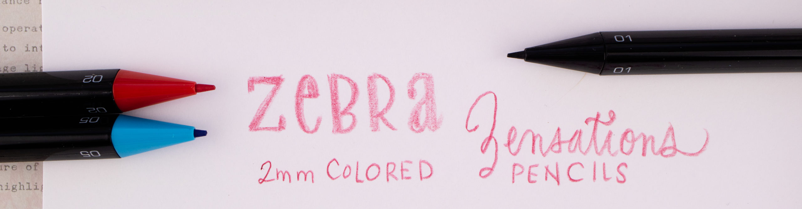 Pencil Review: Zebra Zensations Mechanical Colored Pencils (set of 12 ...