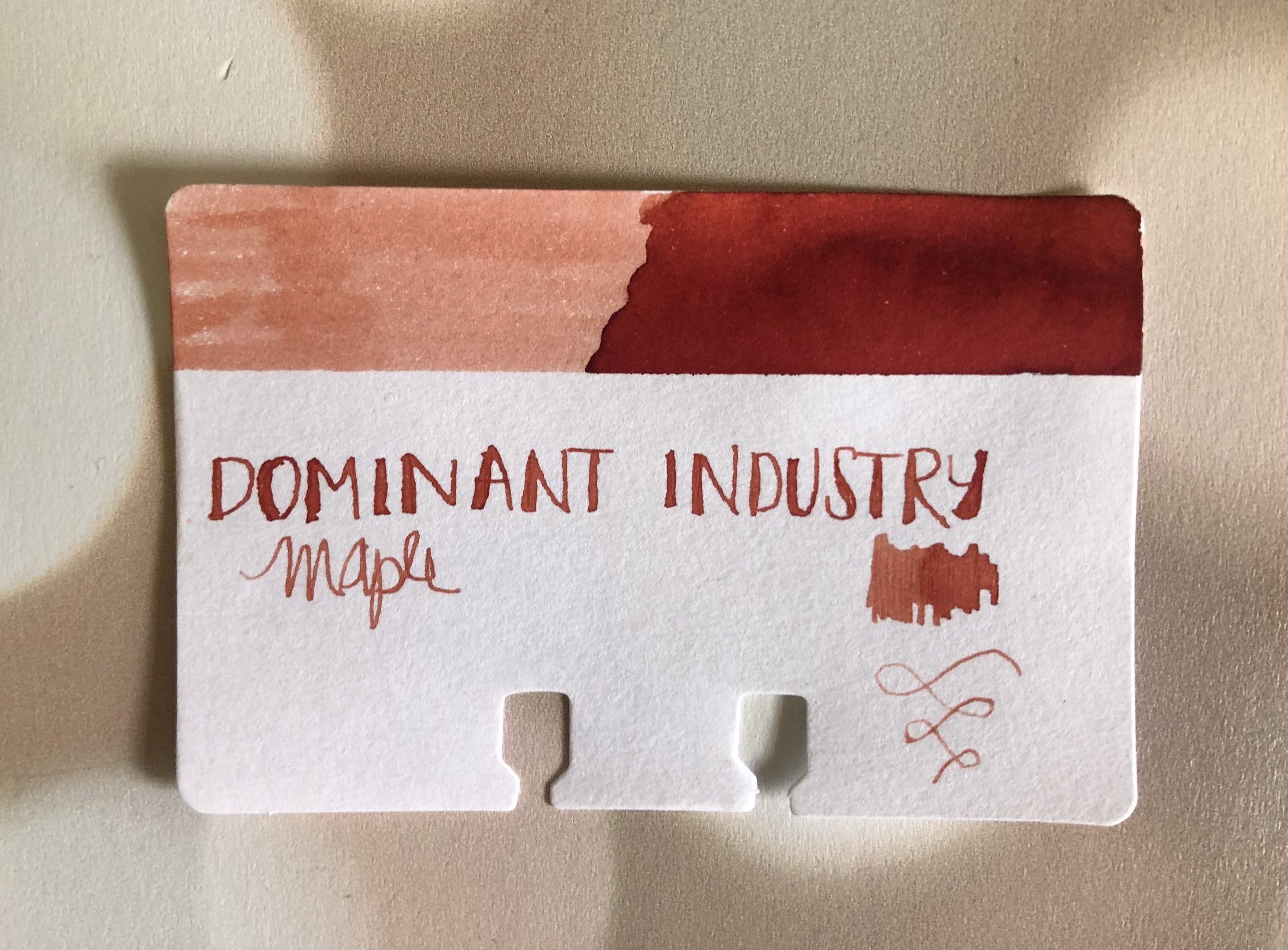 Ink Review: Dominant Industry Maple - The Well-Appointed Desk